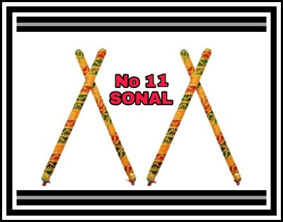dandiya SticksKart SONAL Multicolor Dandiya Sticks -Pack of 2 Pair, 4 Sticks| Dandia Sticks(Multicolor, Yellow, Orange, Pink, Red)