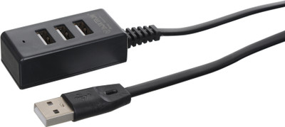 Boxtron 3-in-1 Cable 1000 m BXUSB HUB-01(Compatible with COMPUTER, LAPTOP, SETUP BOX, CHARGER, USB EDITION, White, Black, One Cable)