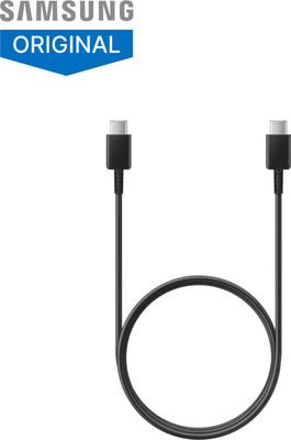 Samsung USB Type C Cable 2 A 1 mm EP-DA705BBEGIN(Compatible with Smartphones (All Type C), Black)
