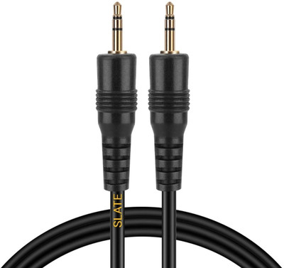 EKAAZ AUX Cable 15 m AUX Cable 15meter/45ft(Compatible with Speaker, Black, One Cable)