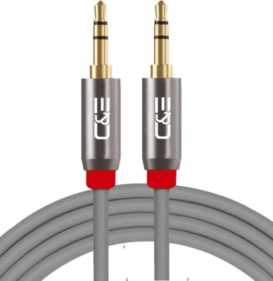 C&E AUX Cable 4.57 m Cables & Etc® Pure Copper 3.5mm Male to Male Stereo Aux Audio Cable-Cable [ 15Feet), [ 5 Meters](Compatible with SMART TV, DVD PLAYER, LAPTOP, Home Theator, MUSIC PLAYER, COMPUTER, Sound Bar, Gray 2, One Cable)