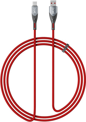 boAt Type C 1.2 m A to C 65W(Compatible with All devices with Type- C Port, Martian Red, USB Type A To USB Type C, 65 W)