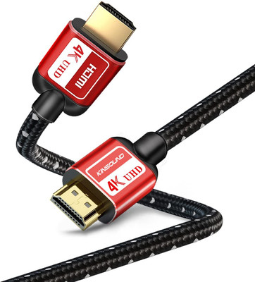 Kinsound Fiber Optical Cable 3 m Optical Audio Toslink Cable, Dolby Fiber Optic Cable with Gold-Plated Connectors(Compatible with Projector, Television, PlayStation, DVD Player, Red, One Cable) Kinsound Fiber Optical Cable 3 m Optical Audio Toslink Cable, Dolby Fiber Optic Cable with Gold-Plated Connectors(Compatible with Projector, Television, PlayStation, DVD Player, Red, One Cable)
