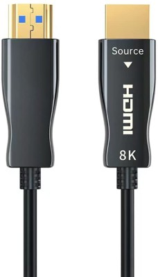 Tobo HDMI Cable 20 m Sony Samsung LG TCL HDTVs,Roku TVs,PS5,Blu-ray,RTX 3090 8K HDMI 2.1 Fiber Optical Cable, 10K Ultra High Speed HDMI TD-960CC(Compatible with Laptop, Computer, TV, PC, Desktop, Black, One Cable)