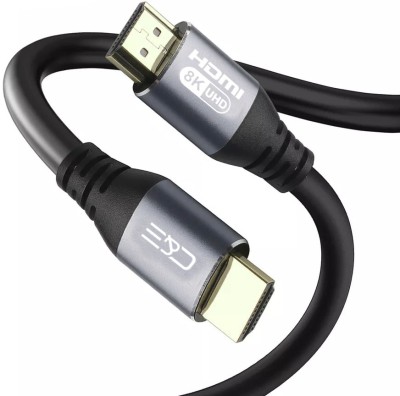 C&E HDMI Cable 3.05 m Cables & Etc ® 8K HDMI 2.1 with Ethernet, UHD Resolution, 3 Mtr (10ft), 48 GBPS Transmission Ultra High Speed, Dolby DTS, eARC, 3D, Compatible with All HDMI-Enabled Devices(Compatible with SMART TV, DVD PLAYER, LAPTOP, VIDEO PLAYER, SET-UP-BOX, FIRE TV, PS4/5, Black, One Cable)