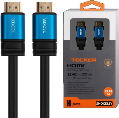 shockley HDMI Cable 2 m Tecker HDMI to HDMI Cable, HDMI 2.0, Premium High Speed, 18Gbps 4K@60Hz Support HDR, 3D, ARC, HDMI Cord (2 Meter)(Compatible with PS5, PS4, Xbox, Apple TV, Projector, Monitor, LCD, Black, Blue, One Cable)
