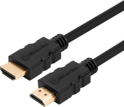 Ultraprolink HDMI Cable 5 m Ply UL1046-0500(Compatible with Desktops, Monitors, laptops, TV, Projectors, Black, One Cable)