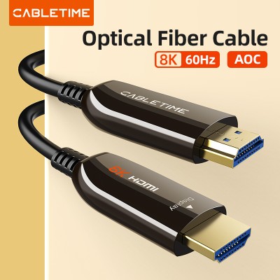CABLETIME HDMI Cable 20 m CH13U(Compatible with Monitor , TV, or projector, PC, Laptop,Set-up box, Gaming, Black, One Cable)