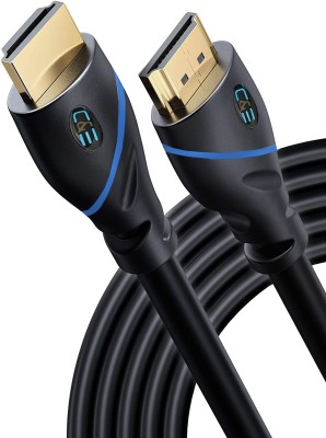 C&E HDMI Cable 4.5 m 4K HDMI Cable (15 feet/ 4.5 Meters) High Speed 10.2Gbps HDMI Cable – 4K HDR, 3D, 2160P, 1080P, Ethernet – 28AWG PVC HDMI Cord – Audio Return(ARC) Compatible HD TV, Blu-ray, Xbox, PS4/3, PC, Fire TV(Compatible with TV, Gaming, PS4/3, Fire TV, Black, One Cable)