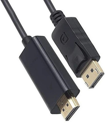 GoodsBazaar HDMI Cable 1.6 m 1.6Meter DP Display Port Male to HDMI Male Cable 1080P Full HD Video Gold Plated(Compatible with Laptop, PC, Projector,Monitor etc., Black, One Cable) GoodsBazaar HDMI Cable 1.6 m 1.6Meter DP Display Port Male to HDMI Male Cable 1080P Full HD Video Gold Plated(Compatible with Laptop, PC, Projector,Monitor etc., Black, One Cable)