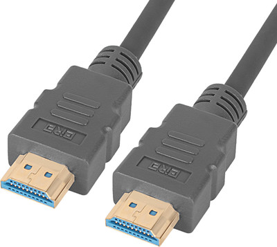 eira HDMI Cable 10 m Aluminium foil, foam PE and metal braiding ER1123HDC02(Compatible with PS4, PS5, XBOX Series X/S, Laptops with HDMI output, 3D Player, Grey, One Cable)