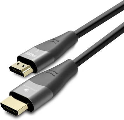 ZEBRONICS HDMI Cable 2 m ZEB-HAA2021 HDMI version 2.1 cable with 8K @ 60Hz, 4K @ 120Hz, eARC & CEC support, 3D compatible, 2 meters length, 48Gbps max(Compatible with Multi devices, Black) ZEBRONICS HDMI Cable 2 m ZEB-HAA2021 HDMI version 2.1 cable with 8K @ 60Hz, 4K @ 120Hz, eARC & CEC support, 3D compatible, 2 meters length, 48Gbps max(Compatible with Multi devices, Black)