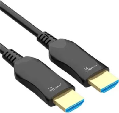 R3 GERMAN HDMI Cable 2 A 10 m Kevlar BulletProof Core Reinforcement with Pure Glass Optical Fibre 4:4:4 2.1 HDMI Optical Cable 10m Supports 4K@60Hz HDR10,Dolby Vision HDCP2.2 ARC,3D(Compatible with TV & Display Devices, Gaming purpose, Entertainment Purpose, Black, One Cable)
