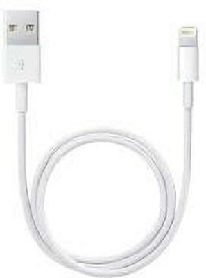 The Black Store Lightning Cable 1 m Fast Charging Cable for iPhones, iPad Air, iPad Mini, iPod Nano(Compatible with iPod Touch, 1M Fast Charging Cable and Data Sync Cable, White)