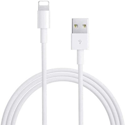 XAZE Lightning Cable 6.5 A 1 m Fast-Charging CABLE03(Compatible with MOBILE, White, One Cable)
