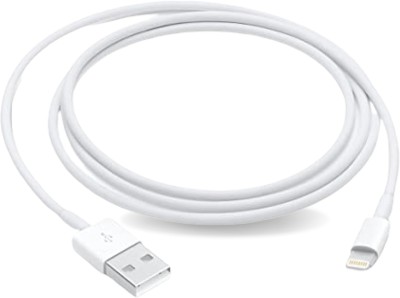 BASSPRO SERIES Lightning Cable 2.4 A 1 m Silicone Lightning Cable 5A 1m PVC Braided Fast Charge High Speed Data Transmission YO28(Compatible with I-Phones, I-Pads, All iOS Models, Dark White, One Cable)
