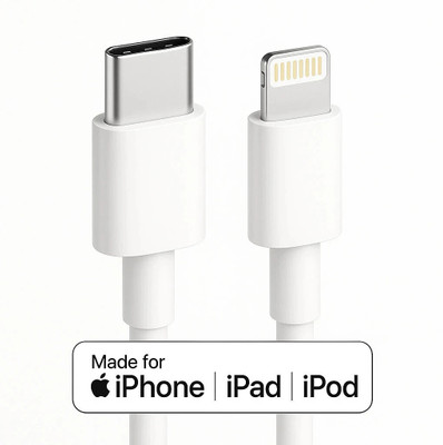 Fash Lightning Cable 1 m iphone original cable 20 Watt PD Cable for iPhone 11 12 13 14 Pro Pro Max Se SE2 original C to Lightning cable(Compatible with Apple iPhone 11 iPhone 12 iPhone 13 iPhone 14 iPhone 15 iPhone X iPhone XR, White, One Cable) Fash Lightning Cable 1 m iphone original cable 20 Watt PD Cable for iPhone 11 12 13 14 Pro Pro Max Se SE2 original C to Lightning cable(Compatible with Apple iPhone 11 iPhone 12 iPhone 13 iPhone 14 iPhone 15 iPhone X iPhone XR, White, One Cable)
