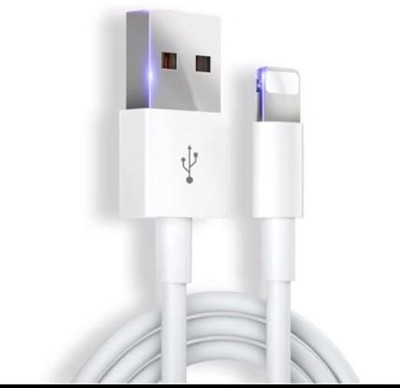 BROP Lightning Cable 1 m USB to Lighting 3.5A fast charging USB data cable for mobile phones laptop and power bank(Compatible with Mobile, Computer, Laptop, Tablet, White, One Cable)