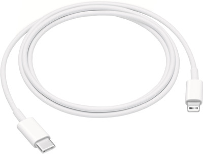 Apple Lightning Cable 1 m MUQ93ZM/A(Compatible with Mobile, Tablet, White)