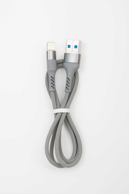 Ma Creation Lightning Cable 1.5 m 2.4A Fast Charging Lightning Cable – Pure Copper Core iPhone Charger Cord | Durable USB to Lightning Cable(Compatible with ios devices, iphone, ipads, Light Grey) Ma Creation Lightning Cable 1.5 m 2.4A Fast Charging Lightning Cable – Pure Copper Core iPhone Charger Cord | Durable USB to Lightning Cable(Compatible with ios devices, iphone, ipads, Light Grey)