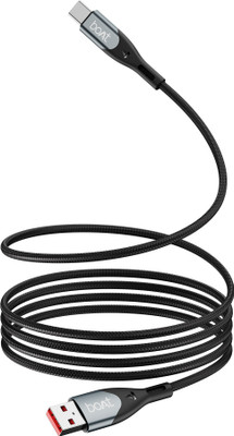 boAt Type C 1.2 m A to C 65W(Compatible with AllDevices with Type-C Port, Carbon Black, Grey)
