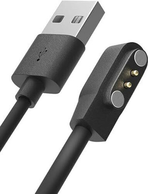 HexaGear Magnetic Charging Cable 5 A 0.54 m Metal Braided ColorFit Ultra Buzz Calling Smart Watch(Compatible with Noise ColorFit Ultra Buzz Charging Cable, DO NOT WORK ANY OTHER SMART WATCH, Black, One Cable)