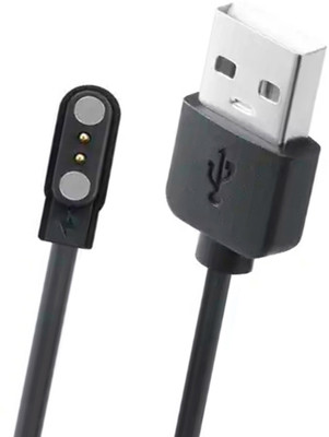 EYNK Magnetic Charging Cable 0.5 m 2 Pin USB Charger for Optimus Pro Smartwatch(Compatible with Only for Fastrack Optimus PRO Smartwatch (for PRO Model Only), Black, One Cable)