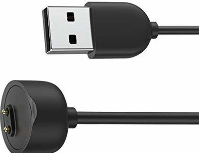 Gadget Zone Magnetic Charging Cable 0.5 m Portable Magnetic Charging Dock Cable Compatible with Mi Band 5(Compatible with Xiaomi Mi Band 5, Black, One Cable)