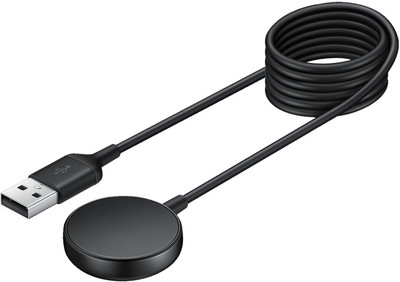 EYNK Magnetic Charging Cable 1 m USB Charging Cable Cord Dock Stand for Galaxy Watch 3(Compatible with Samsung Galaxy Watch3 Bluetooth/Watch 3 LTE (45/41MM), Black, One Cable)