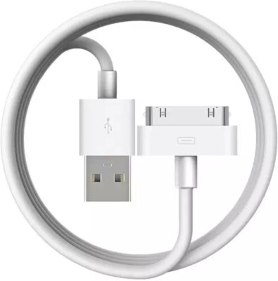 SANNO WORLD Magnetic Charging Cable 1.2 m USB Data Sync&Charger Cable for Apple i Phone 4/4s 3G iPhone iPod Nano USB Cable(Compatible with Mobile, White, One Cable)