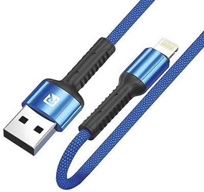 Rocker Micro USB Cable 1 m RC-27 67W Type-C, 27W Lightning & 3.4A Fast Charging Data Cable(Compatible with Laptop, smart phone, Smart watch, Blue)