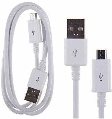 The Black Store Micro USB Cable 2 A 1 m Original High Speed Transfer Android V8 Charging Cable(Compatible with Samsung Galaxy J8 2018, White Only Cable)