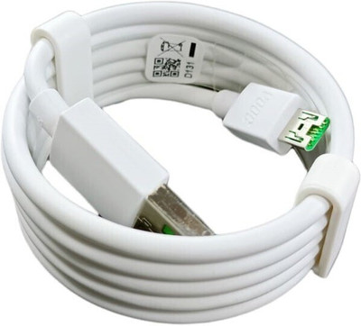 LAMIYANA Micro USB Cable 4 A 0.99 m original 20W-5V/4A MICRO VOOC CHARGER CABLE(Compatible with Oppo 11,11pro, F9 Pro, R7, R9, REALME 3 PRO, White, Green, One Cable)