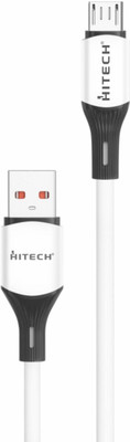 HITECH Micro USB Cable 1 m HT-198U 27W MICRO(Compatible with Mobile charging , Data transfer, Black, One Cable)