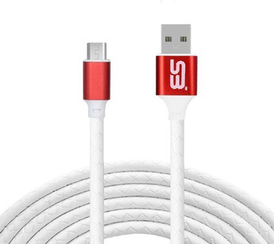 SB Micro USB Cable 2 A 1.2 m Micro USB Charging Cable for Android Phones (Red) 1 m Micro USB Cable  (Compatible with Asus Zenfone Max 2016, Asus Zenfone 5 , Asus Zenfone 5, Asus ZenFone 4 Selfie, Asus Zenfone 3 Max, Red, One Cable)(Compatible with All Phones for Micro USB Devices, Red, One Cable)