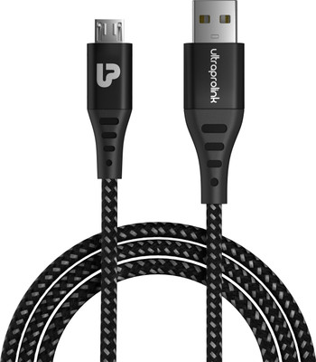Ultraprolink Micro USB Cable 3 A 1 m UL1066BLK-0120(Compatible with Feature phones, smartphones & small tablets, Black, One Cable)