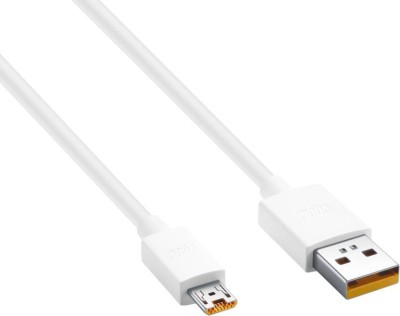 NYC Simplify Your Life Micro USB Cable 4 A 1 m Micro VOOC(Compatible with OPPO F9 Pro, White, One Cable)
