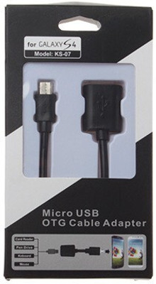 REVOLUTION Micro USB Cable 0.2 m 05 OTG cable(Compatible with Mobile, Tablet, Black)