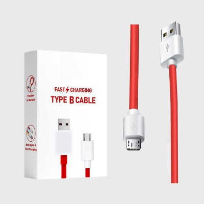 YCHROZE Micro USB Cable 1 m 2.4A WR-550 Super Speed Charging(Compatible with All Micro USB devices, Android Mobiles, Red, One Cable)