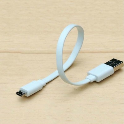 Red Champion Micro USB Cable 0.21 m MICRO_USB_POWERBANK_CABLE_UBN(Compatible with Micro Usb Cable Fast Charging, Power Bank Cable Fast Charging Data Transfer, White, One Cable)