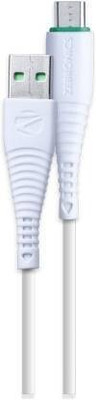 ZEBRONICS Micro USB Cable 2 A 1 m ZEB-UMC101(Compatible with MOBILE, TABLET, Smart Watch, MP3 Player, White)