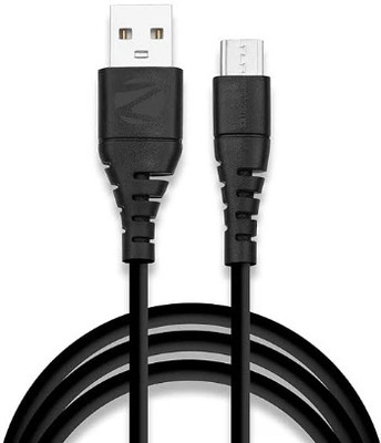 ZEBRONICS Micro USB Cable 1 m Zeb-MU2100V(Black)(Compatible with Office & Home Use, Black, One Cable)