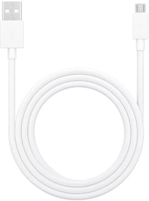 OPPO Micro USB Cable 3 A 1 m USB-A to Micro USB Data Cable(Compatible with Micro USB interface,Can Charge Mobile And other device,Power can reach 15W Max*, White, One Cable)