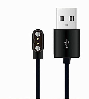 SANNO WORLD Micro USB Cable 0.5 m Noise Colorfit Pro 2 Smartwatch only 0.5 m Magnetic Charging Cable(Compatible with Noise Colorfit pro 2, Black, One Cable)