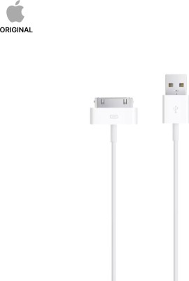 Apple Lightning Cable 2 A 1 m MA591ZM/C(Compatible with 30-pin to USB Cable, White, One Cable)