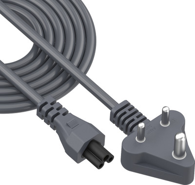 Portronics Power Cord 10 A 1.5 m Konnect G2, POR-1757(Compatible with Laptop, Grey, One Cable)