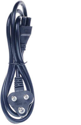 Ranz Power Cord 1.5 m LAPTOP POWER CABLE 1.5 M DELUXE(Compatible with Laptop Adapter, Printer, Black, One Cable)