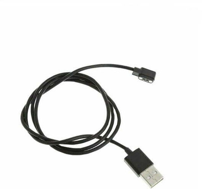 4uonly Power Sharing Cable 3 m Noise Magnetic Charging Cable 1 m Smartwatch Charger with opl10(Compatible with Multi - Text
only null values allowed, Black)