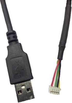 Ranz Micro USB Cable 2 A 1.5 m 202 is scanner cable(Compatible with Cogent 3M CIS 202 Iris scanner, Black, One Cable)