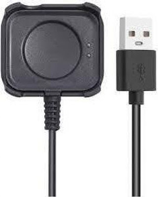 TECHEL Power Sharing Cable 3 m t500 katori charger Smart Watch 2 PIN Charging xdc5(Compatible with Multi - Text
only null values allowed, Black)